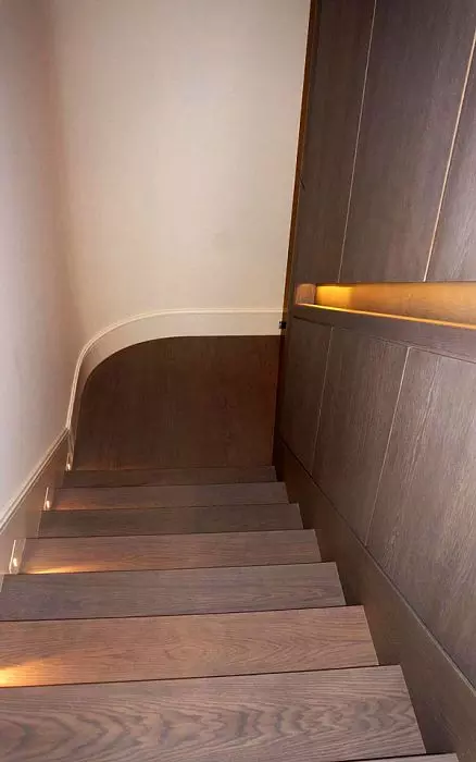 Лестница на металлокаркасе для маленьких помещений "Горки 21 век" Л040 фото 2