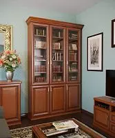 Шкаф-библиотека коричневый Б242