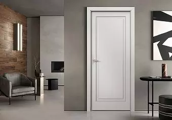 Межкомнатная дверь из светлого дерева Д017